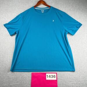 Reel Legends Freeline T Shirt XXL Teal Lightweight Casual Stretch